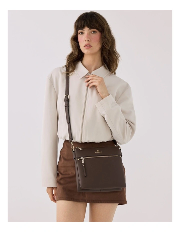 Renee Zip Top 2 Compartment Crossbody Bag image 2
