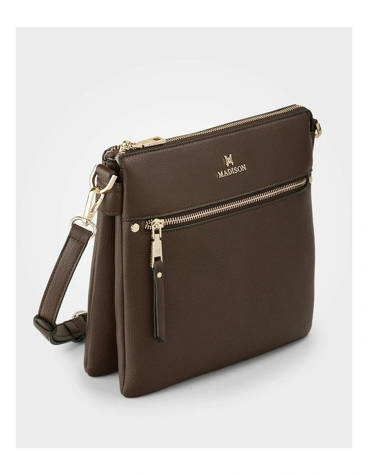 Renee Zip Top 2 Compartment Crossbody Bag image 3