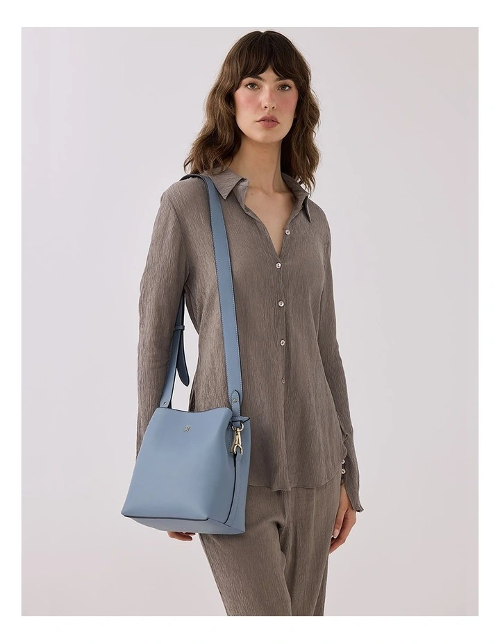 Joanie 3 Compartment Crossbody Bucket Bag image 3