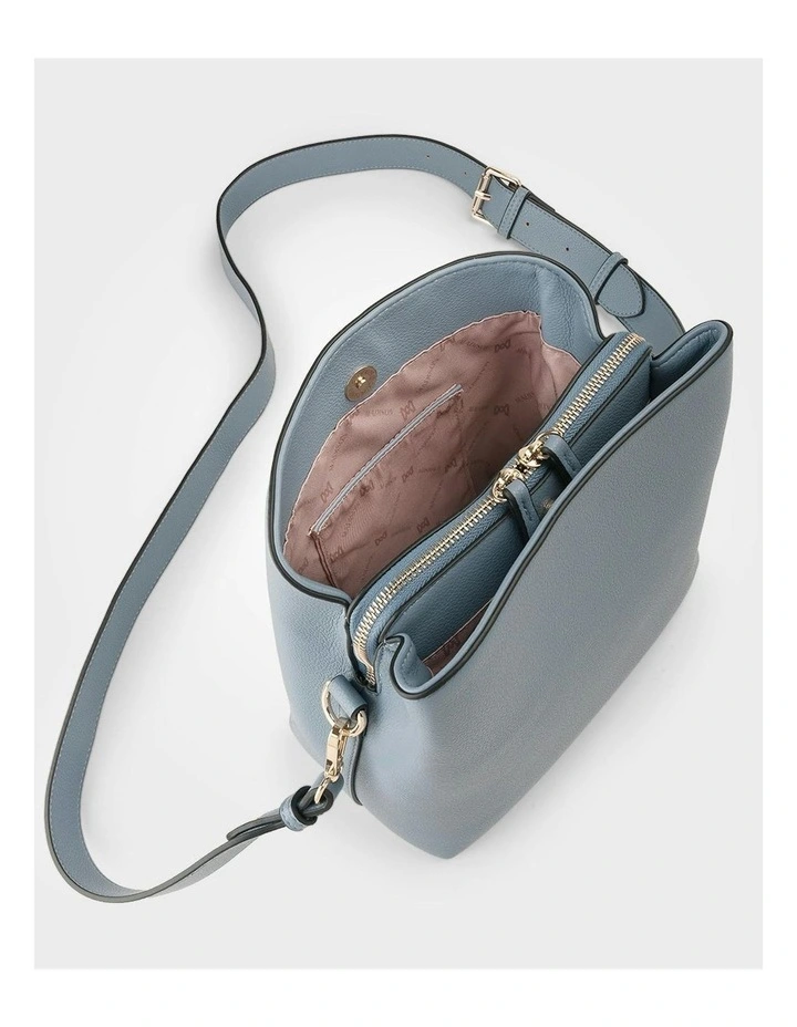 Joanie 3 Compartment Crossbody Bucket Bag image 6