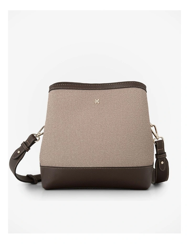 Joanie 3 Compartment Crossbody Bucket Bag image 1