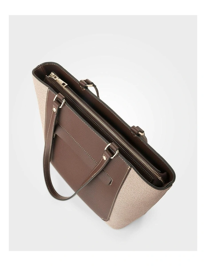 Roxanne Medium Tote With Front Zip Pocket in Multi image 4
