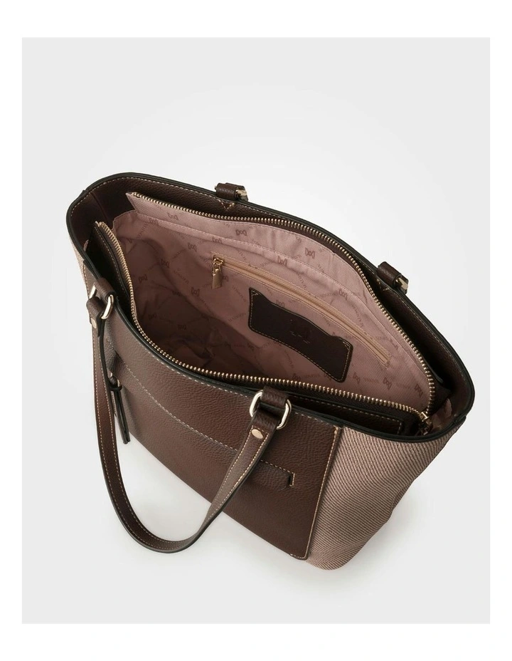 Roxanne Medium Tote With Front Zip Pocket in Multi image 5