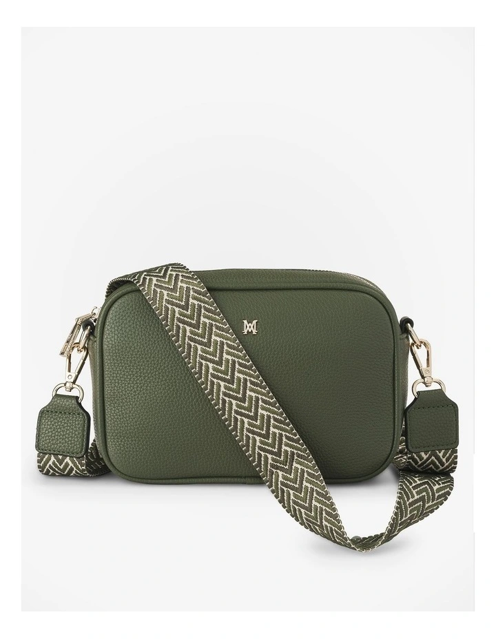 Monica Camera Crossbody Bag   Chevron Stripe Bag Strap image 1
