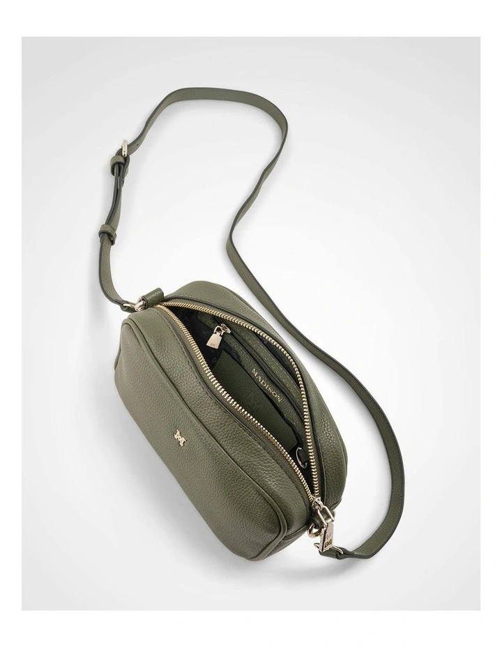 Monica Camera Crossbody Bag   Chevron Stripe Bag Strap image 4