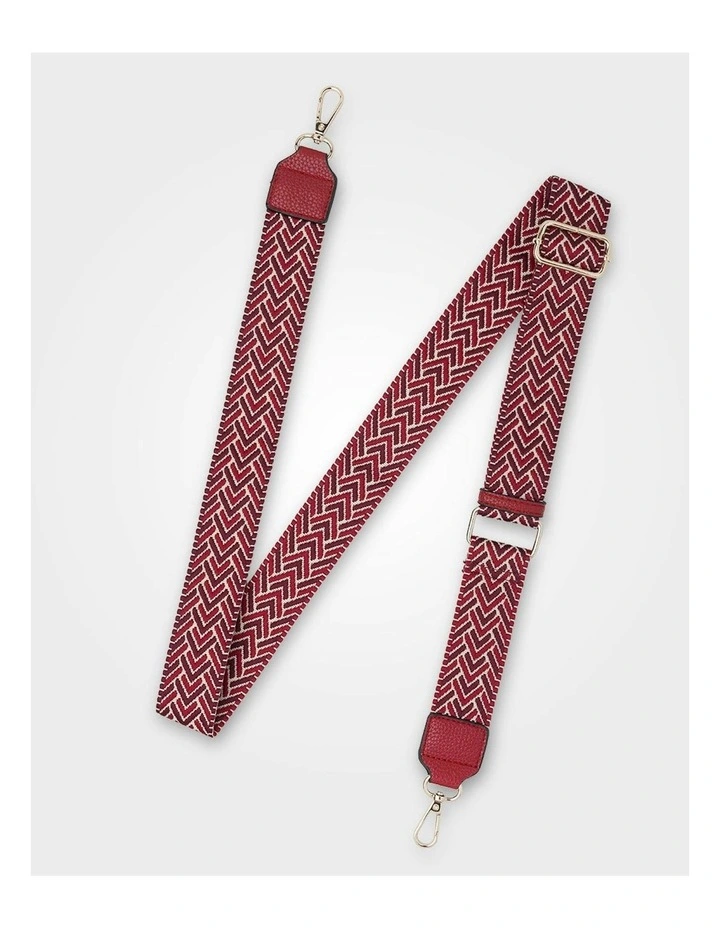 Monica Camera Crossbody Bag   Chevron Stripe Bag Strap image 2