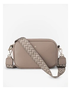 Monica Camera Crossbody Bag   Chevron Stripe Bag Strap