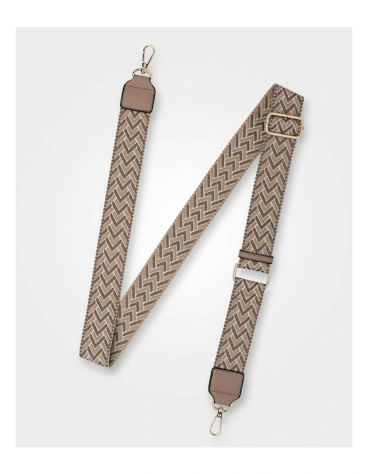 Monica Camera Crossbody Bag   Chevron Stripe Bag Strap image 6