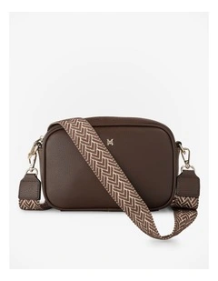 Monica Camera Crossbody Bag   Chevron Stripe Bag Strap