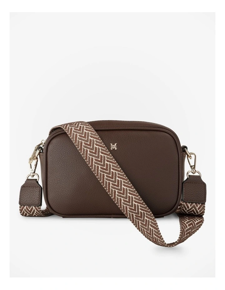Monica Camera Crossbody Bag   Chevron Stripe Bag Strap image 1