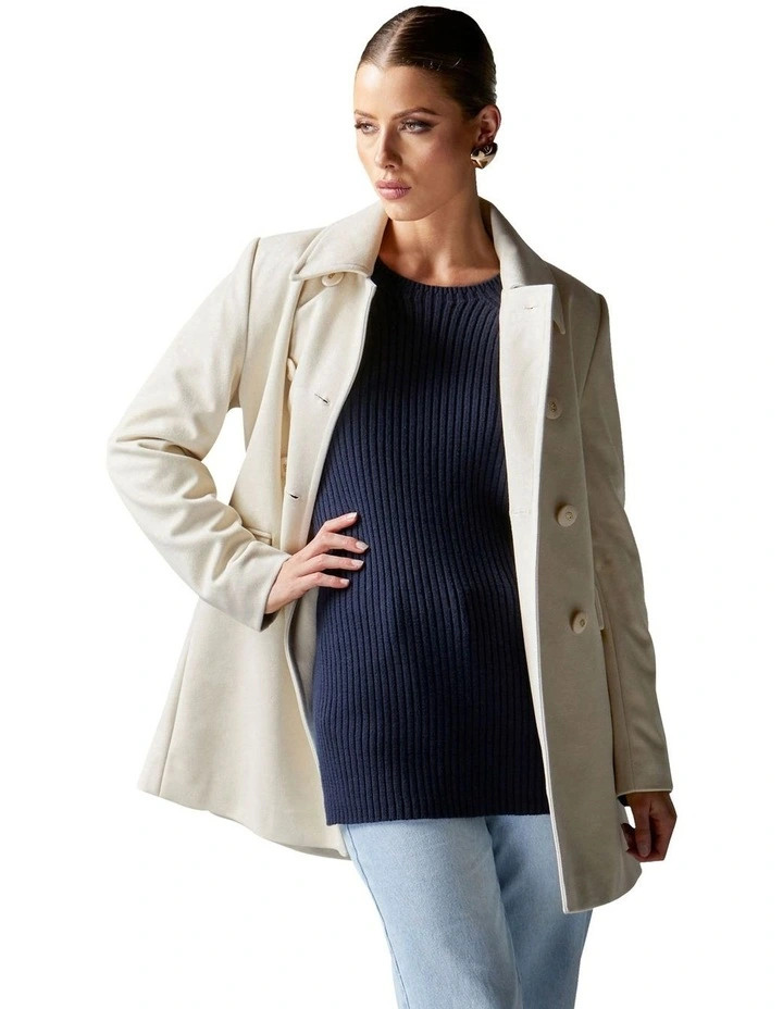 Speak Easy Jacket in Ecru image 1