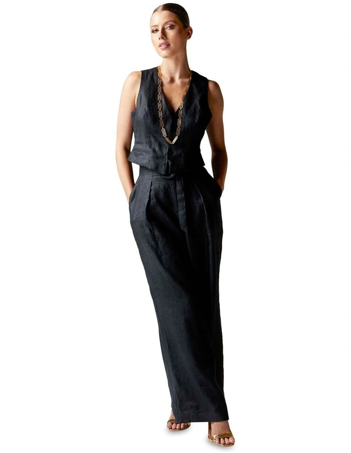 Fairfax Fisherman Pant in Black image 4