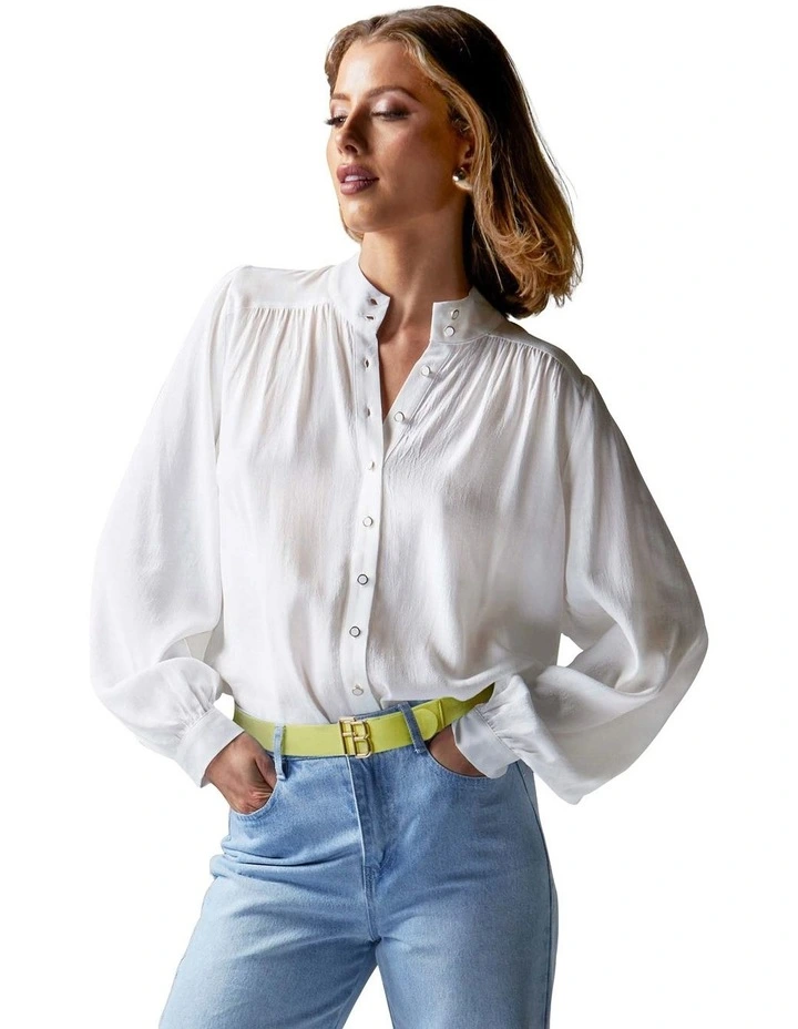 Loyal Blouse in Ivory image 1