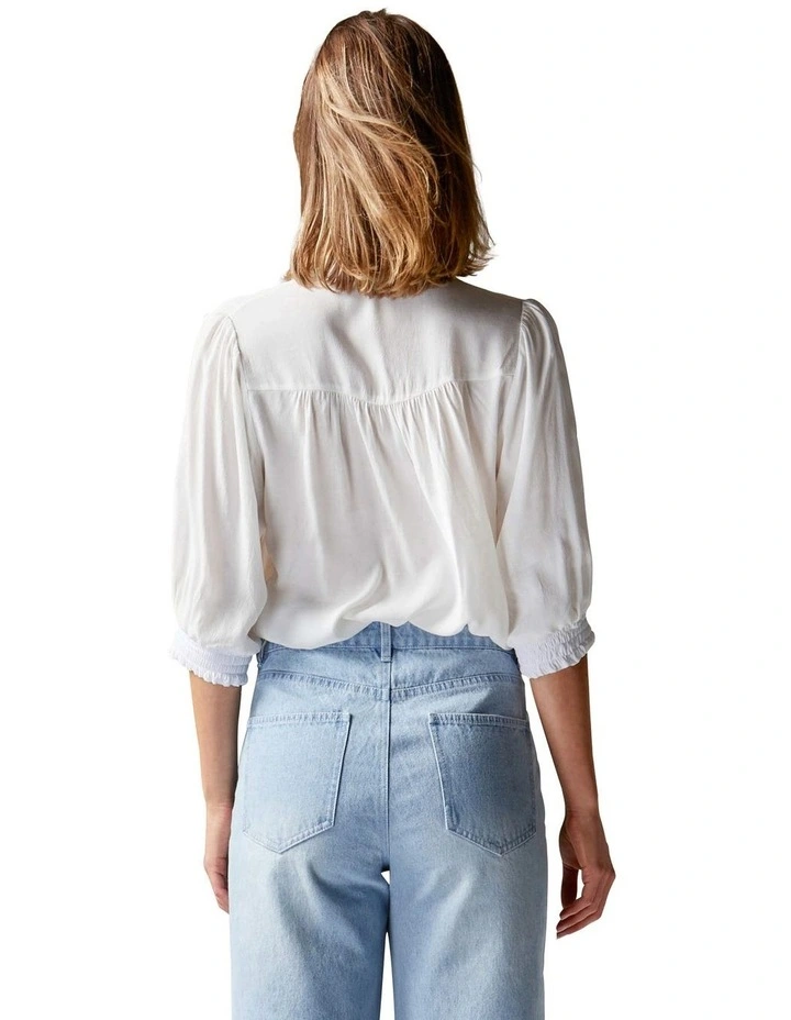 Loyal Blouse in Ivory image 2