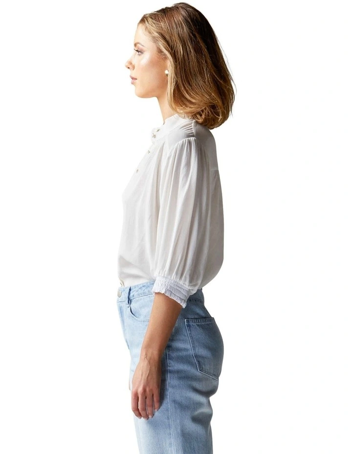 Loyal Blouse in Ivory image 3