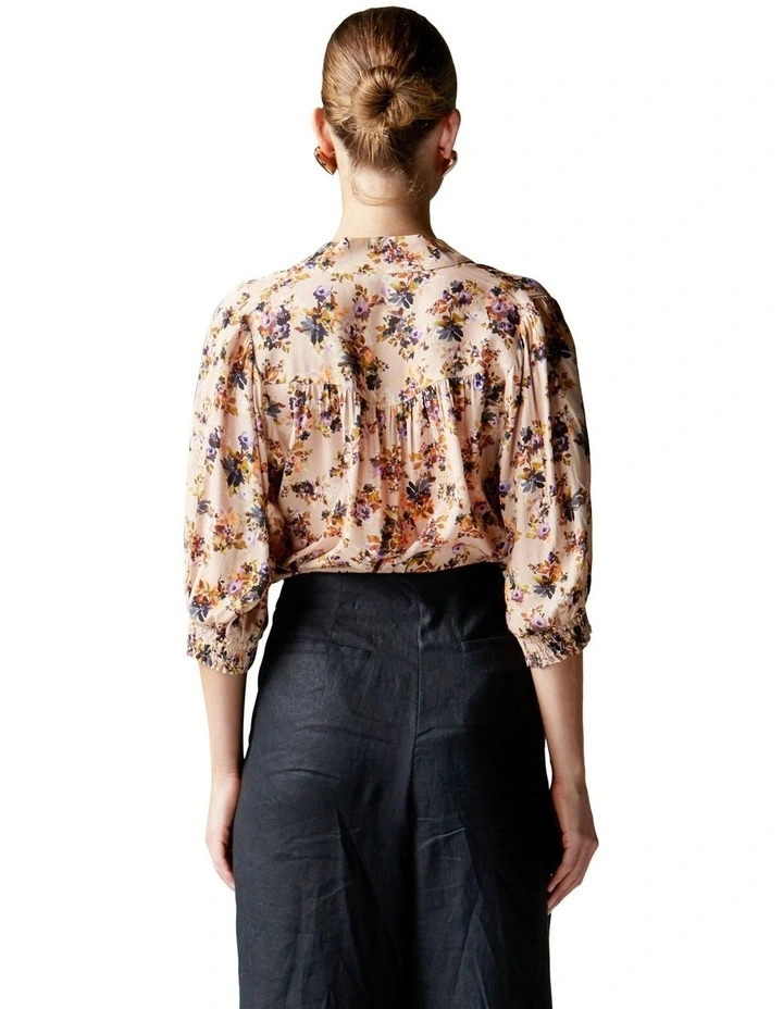 Loyal Blouse in Violet Floral image 2