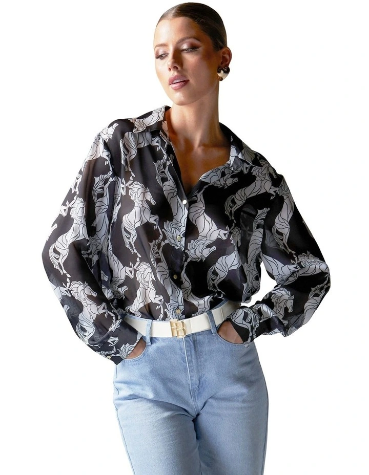 Perfect Match Shirt in Black Colt image 1