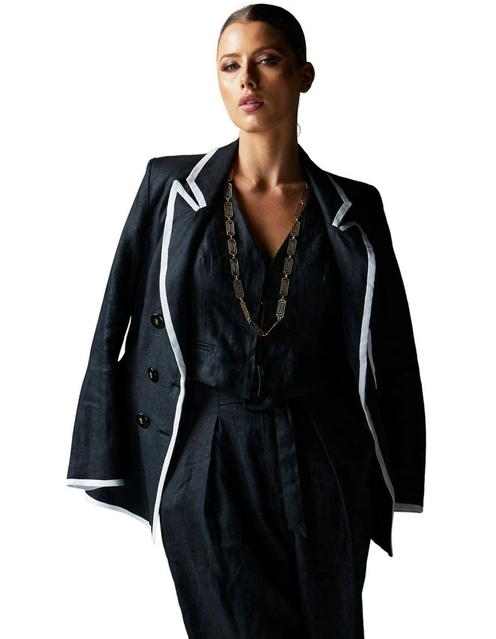 Fairfax Blazer in Black image 1