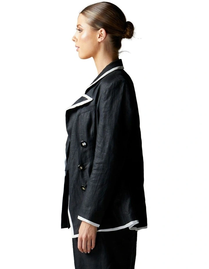 Fairfax Blazer in Black image 3