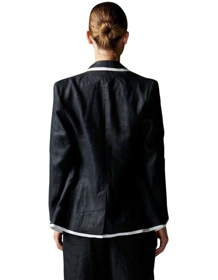 Fairfax Blazer in Black image 4