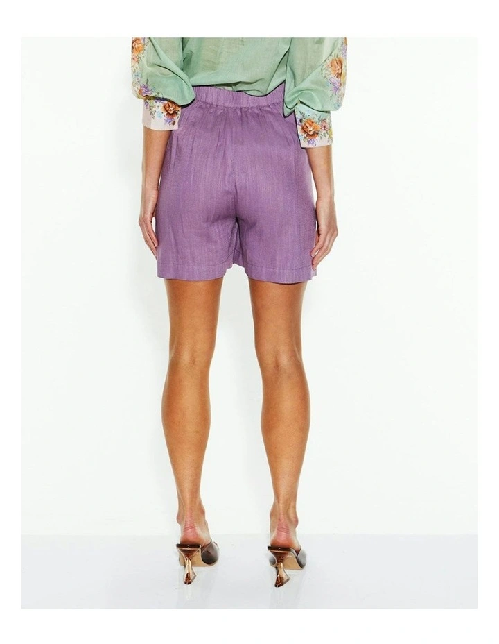 Statues Shorts in Purple image 2