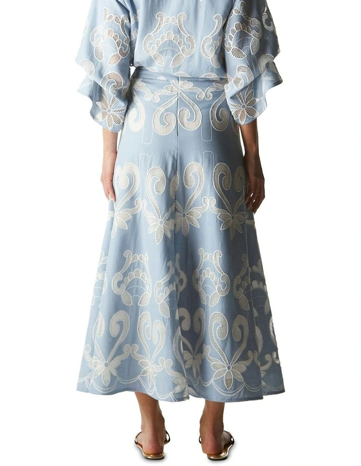 The Avenue Skirt in Blue image 2