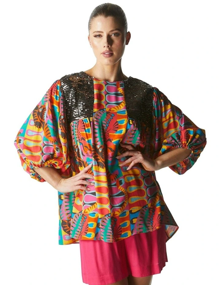Godiva Blouse in Multi image 1