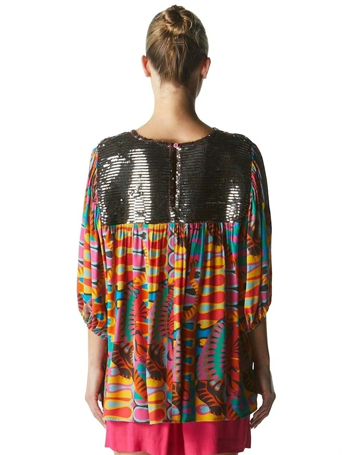Godiva Blouse in Multi image 2