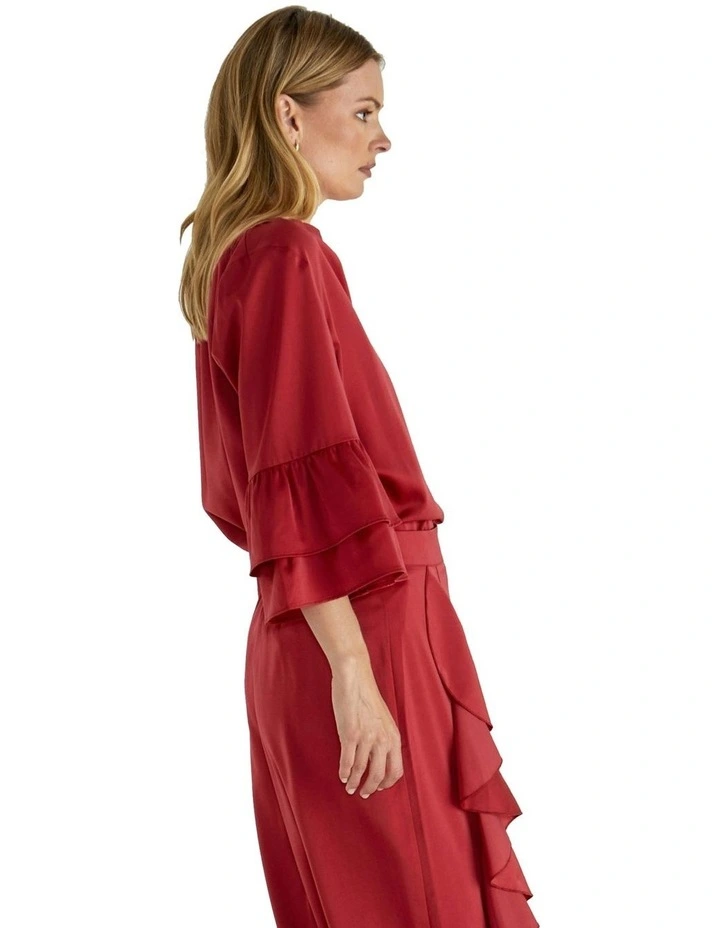 The Dancer Top in Red image 3