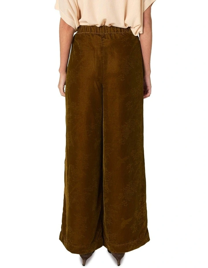 Intricate Pant in Gold image 2