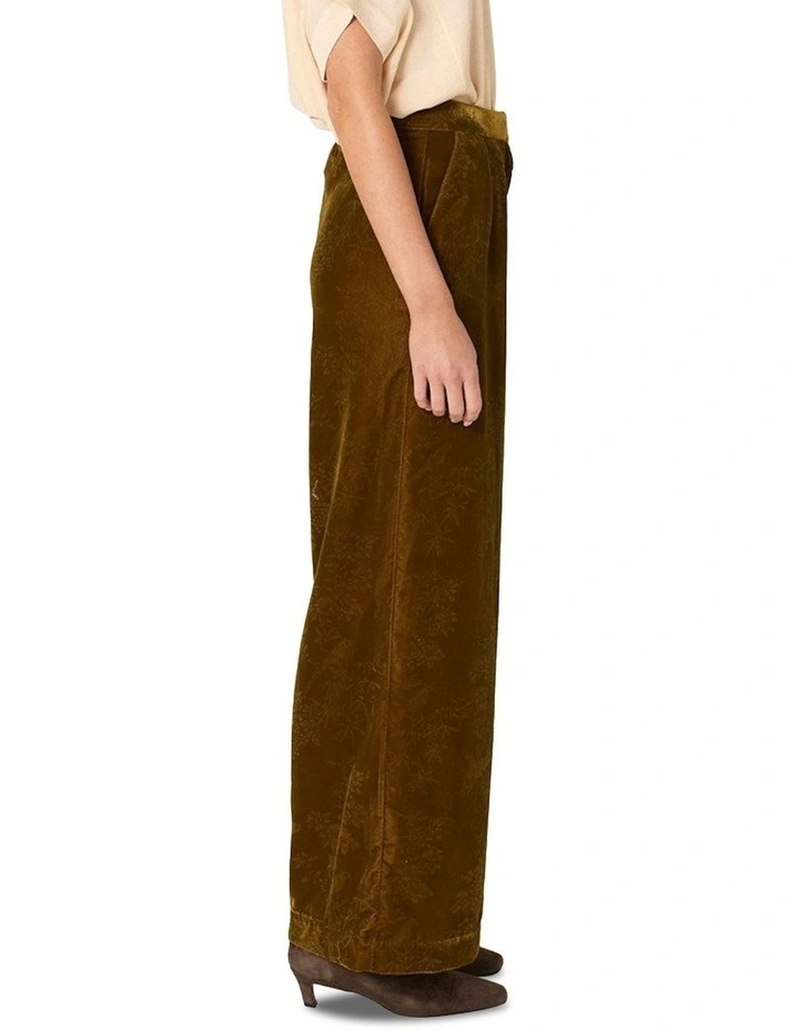 Intricate Pant in Gold image 3
