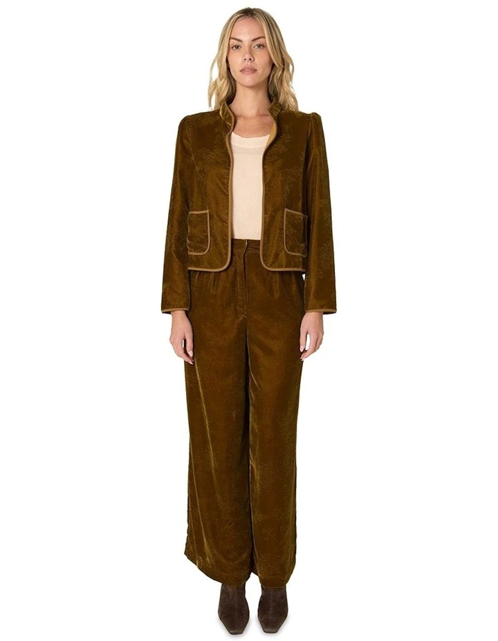 Intricate Pant in Gold image 4
