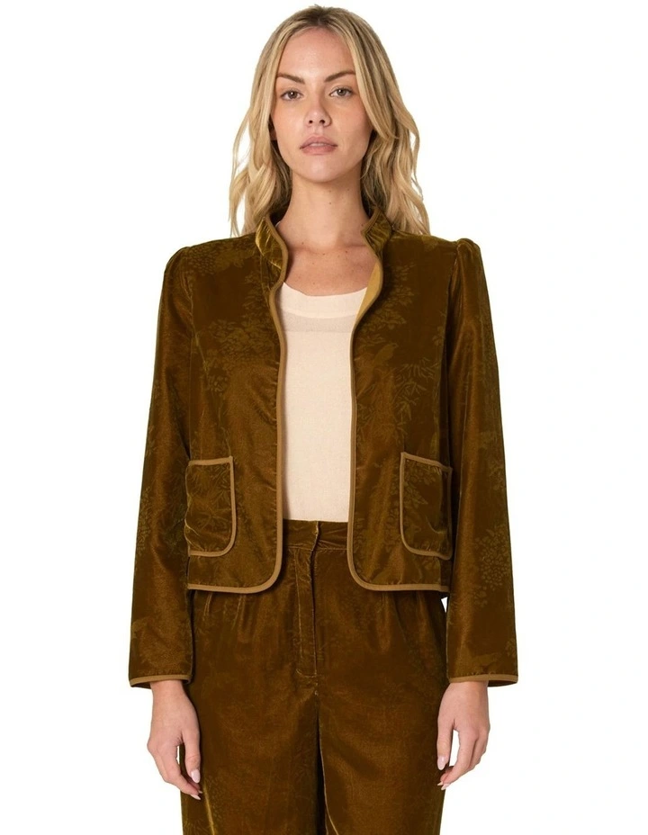 Intricate Jacket in Gold image 1