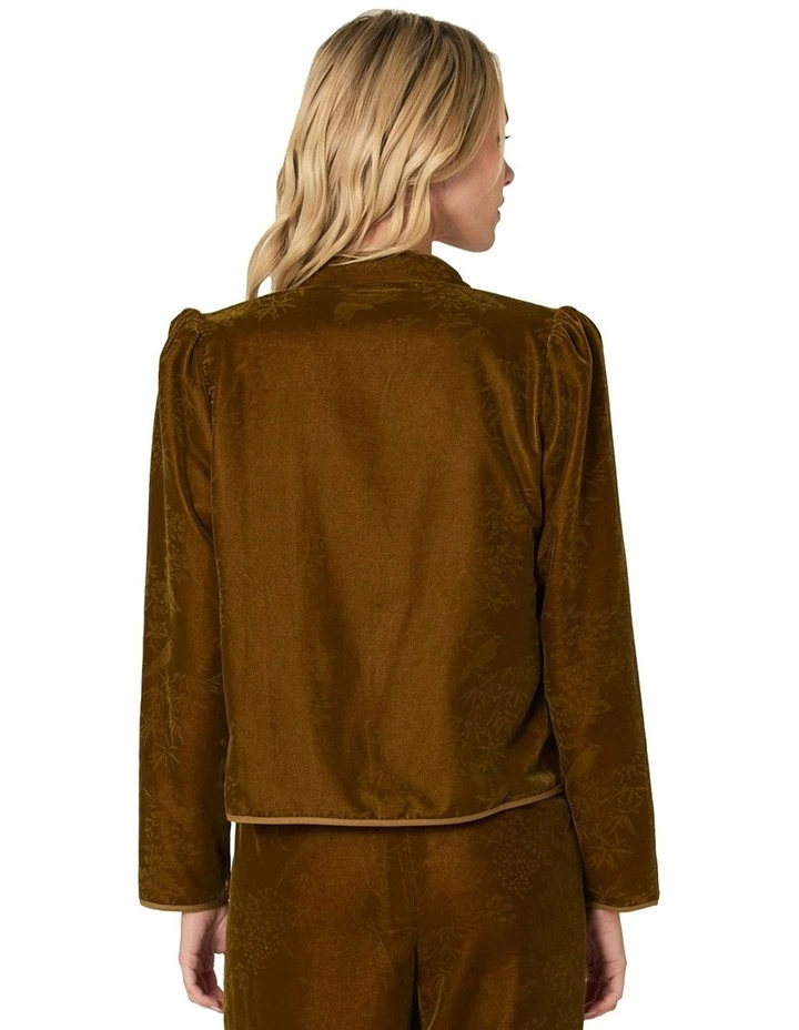 Intricate Jacket in Gold image 2