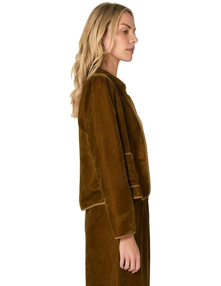 Intricate Jacket in Gold image 3