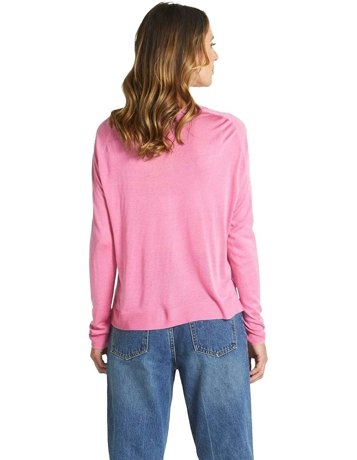 Reminiscent Knit Jumper in Pink image 2