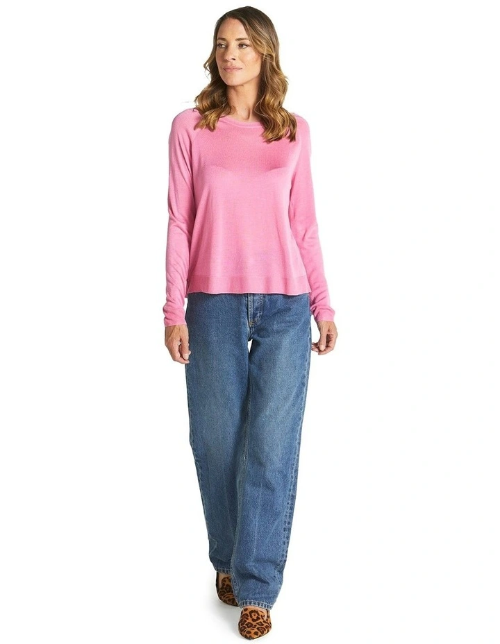 Reminiscent Knit Jumper in Pink image 4