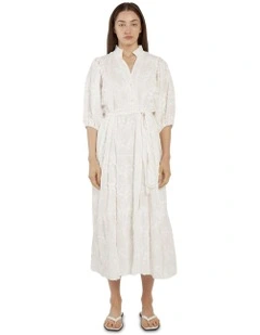 Gardenia Dress in White