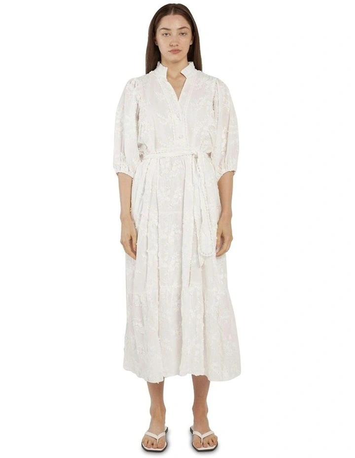 Gardenia Dress in White image 1