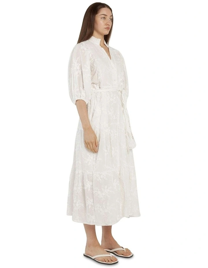 Gardenia Dress in White image 3