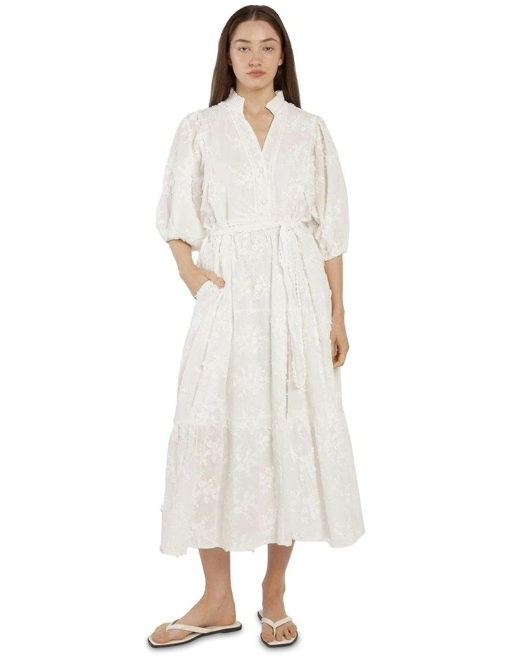 Gardenia Dress in White image 6