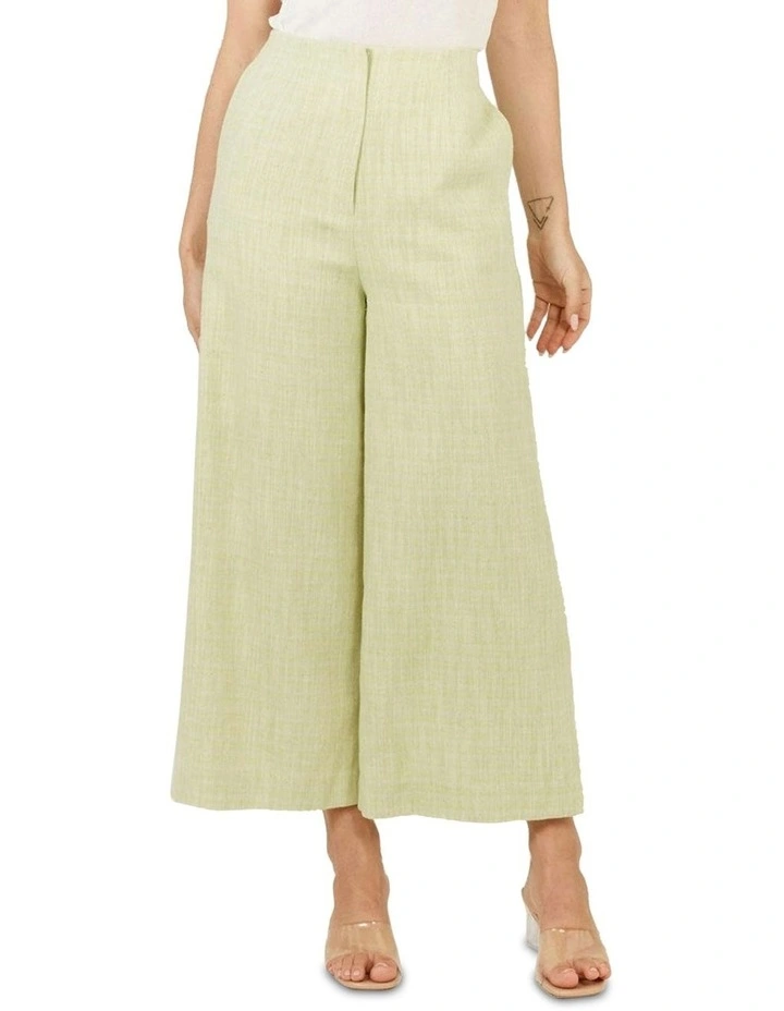 St Helena Pant in Acid Green image 2