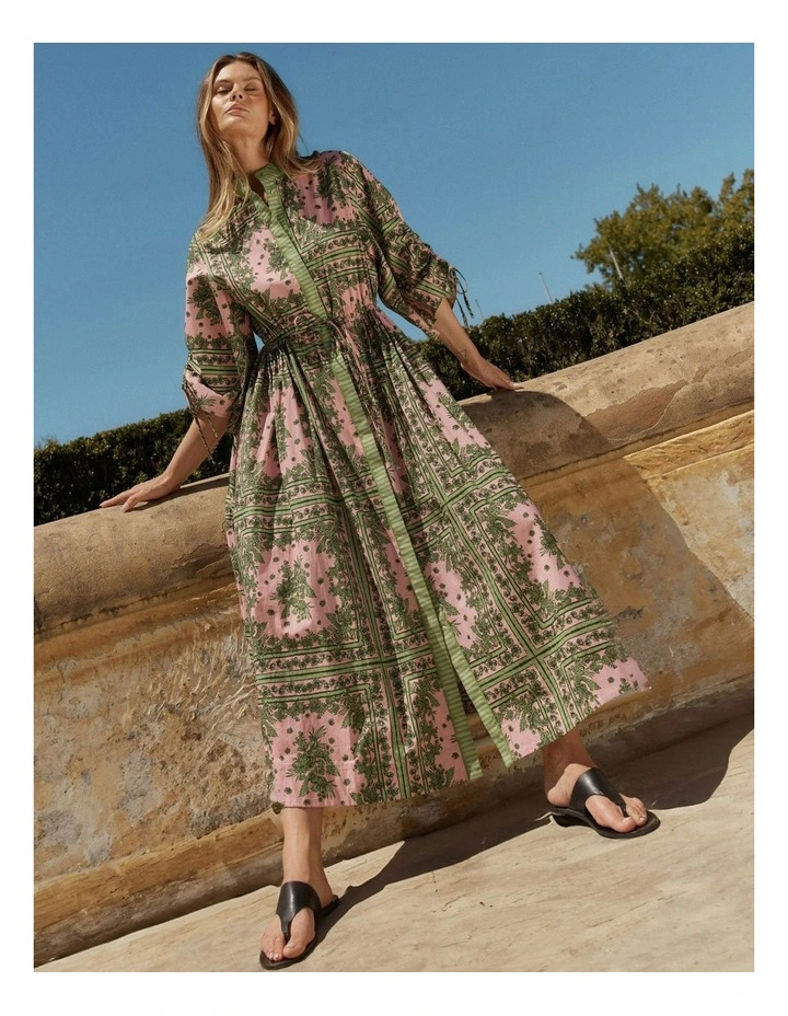 Dominica Dress in Green image 1