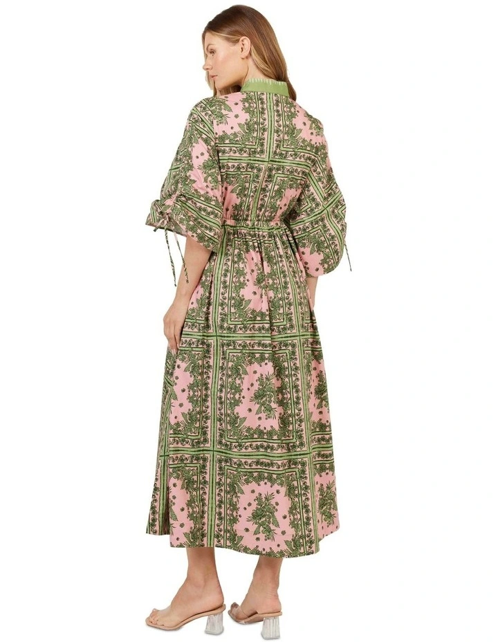 Dominica Dress in Green image 5