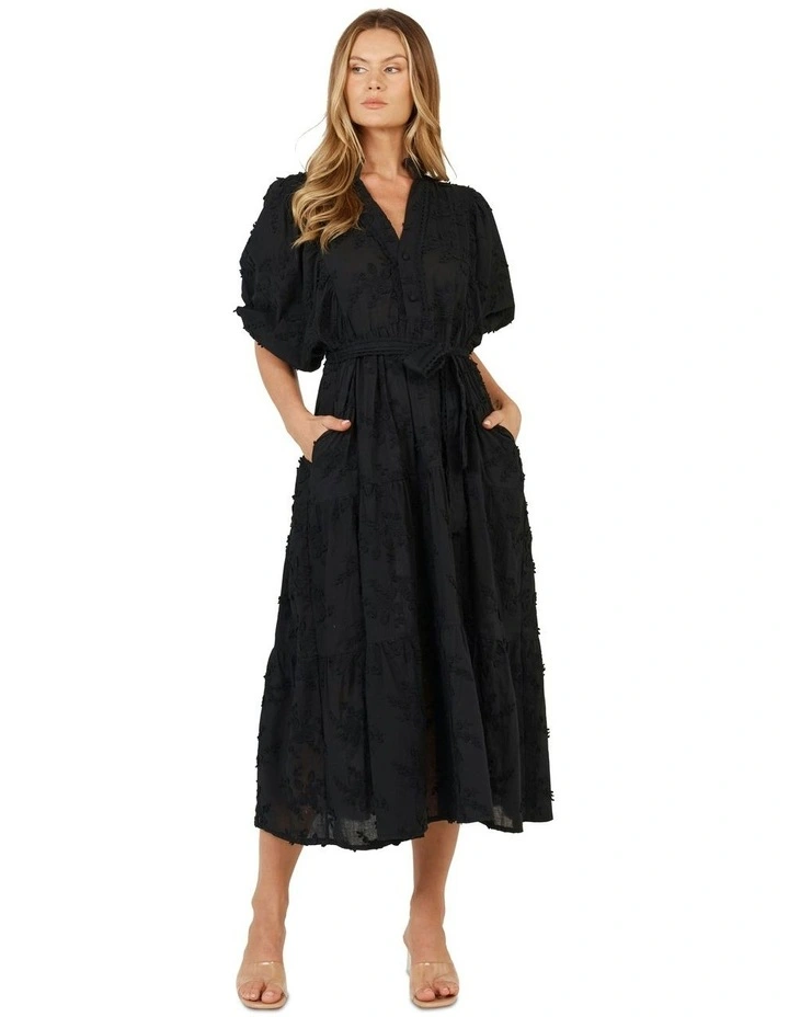 Gardenia Dress in Black image 1