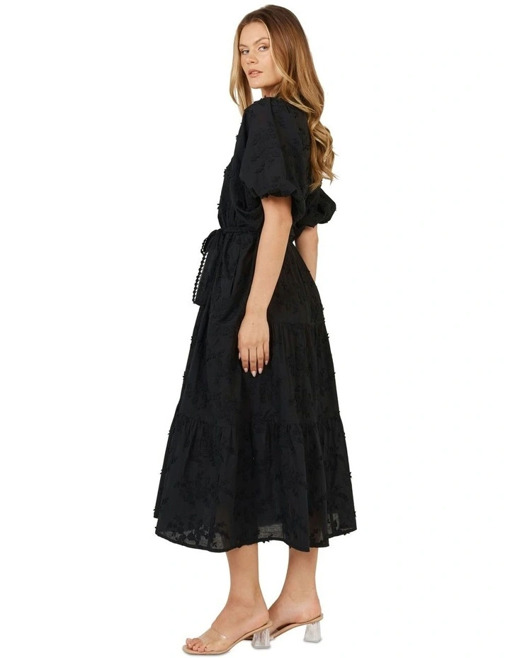 Gardenia Dress in Black image 3