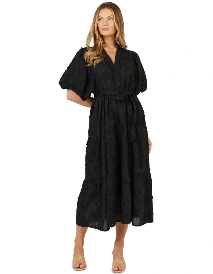 Gardenia Dress in Black image 5