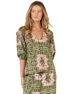 Dominica Top in Green