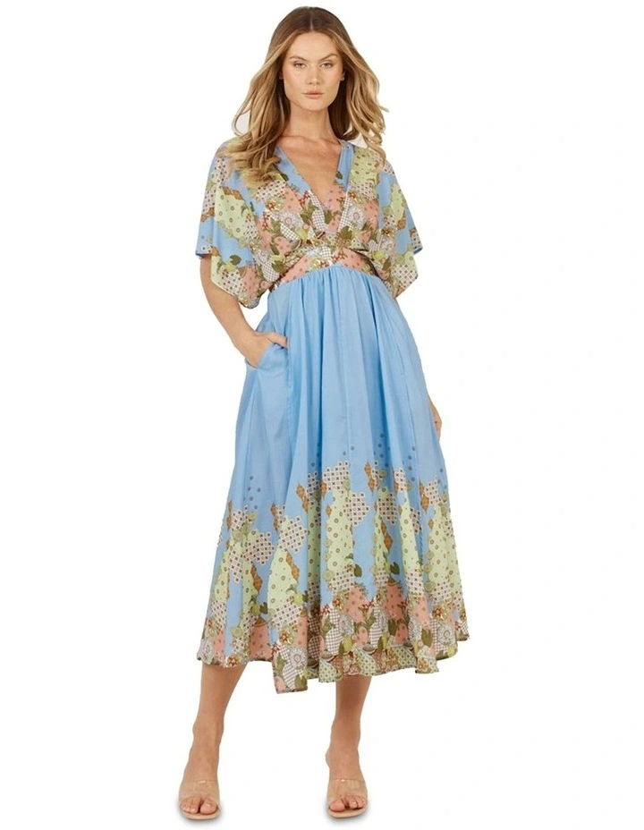 Etro Print Dress in Blue image 1
