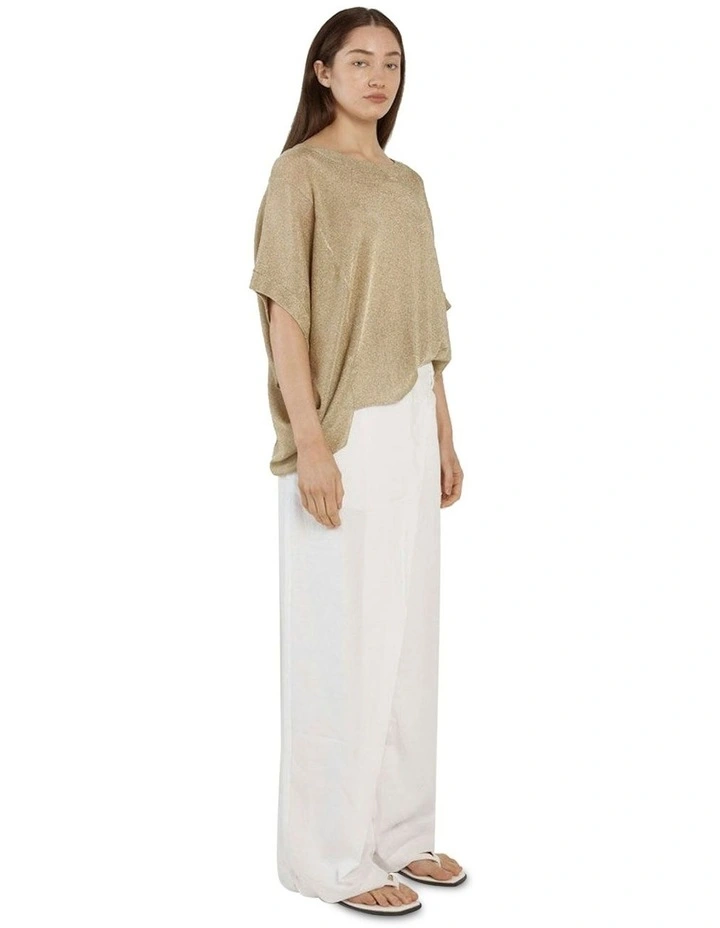 Corsica Knit Top in Gold image 3